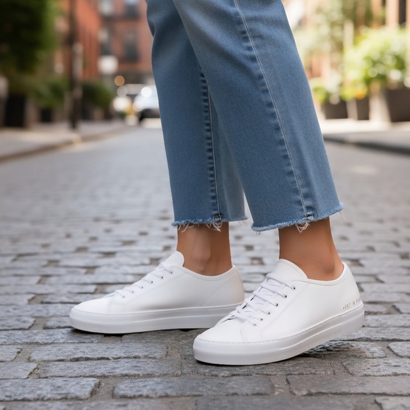 Common Projects Shoes - COMMON PROJECTS Women's Tournament Leather Sneakers 38